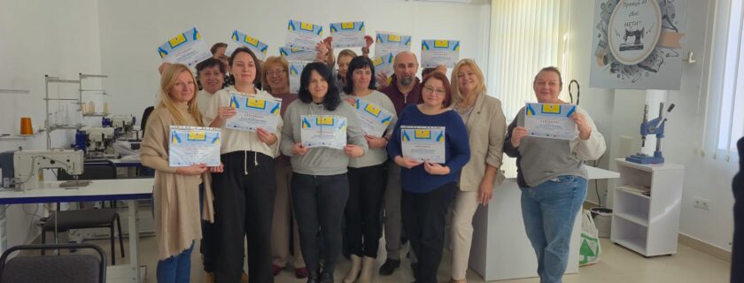 Завершилося навчання за освітньою програмою “Апсайклінг – створення нового одягу зі старих речей”!